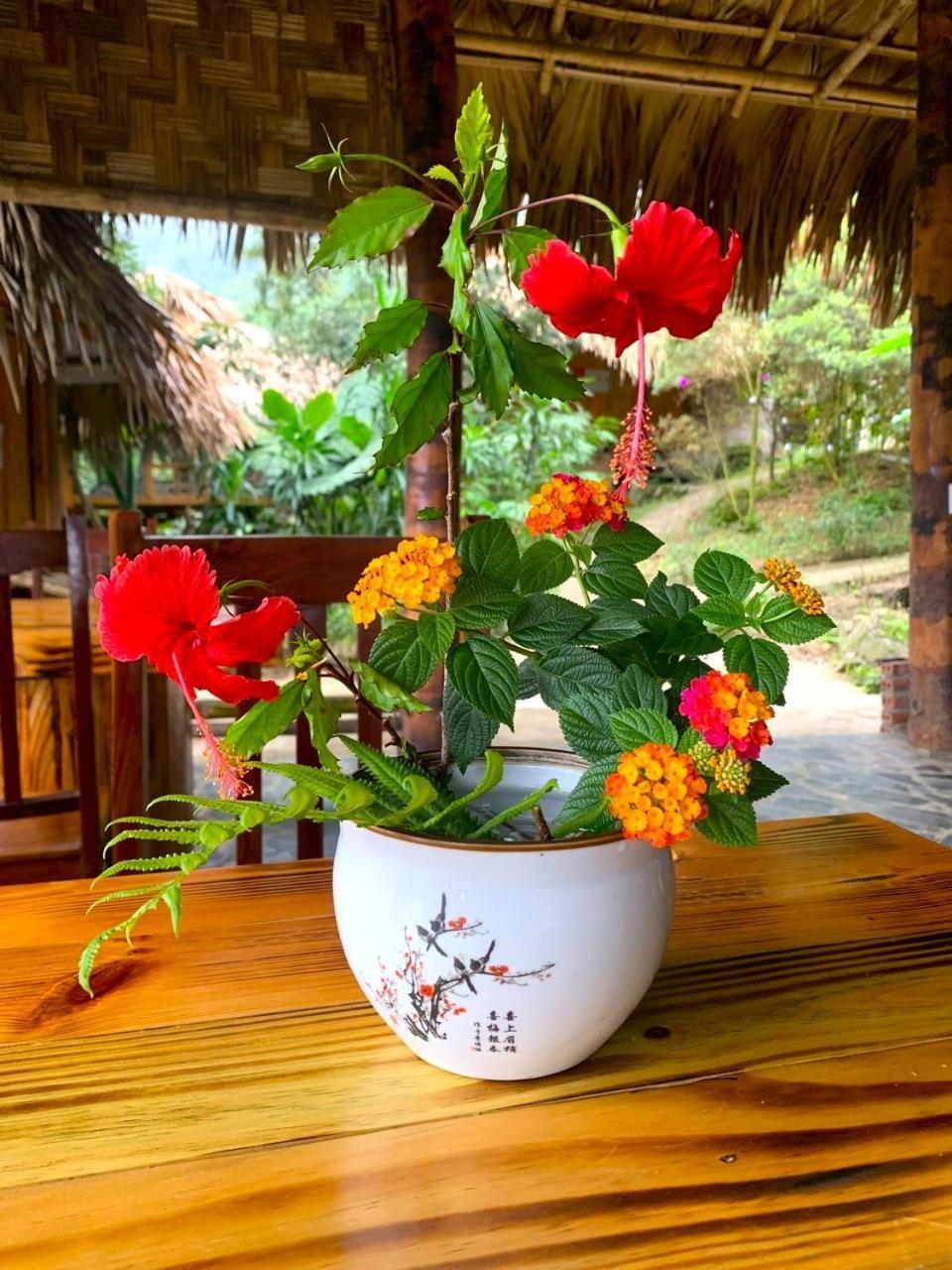 Pu Luong Cuisine Garden Homestay Lang Bang Extérieur photo
