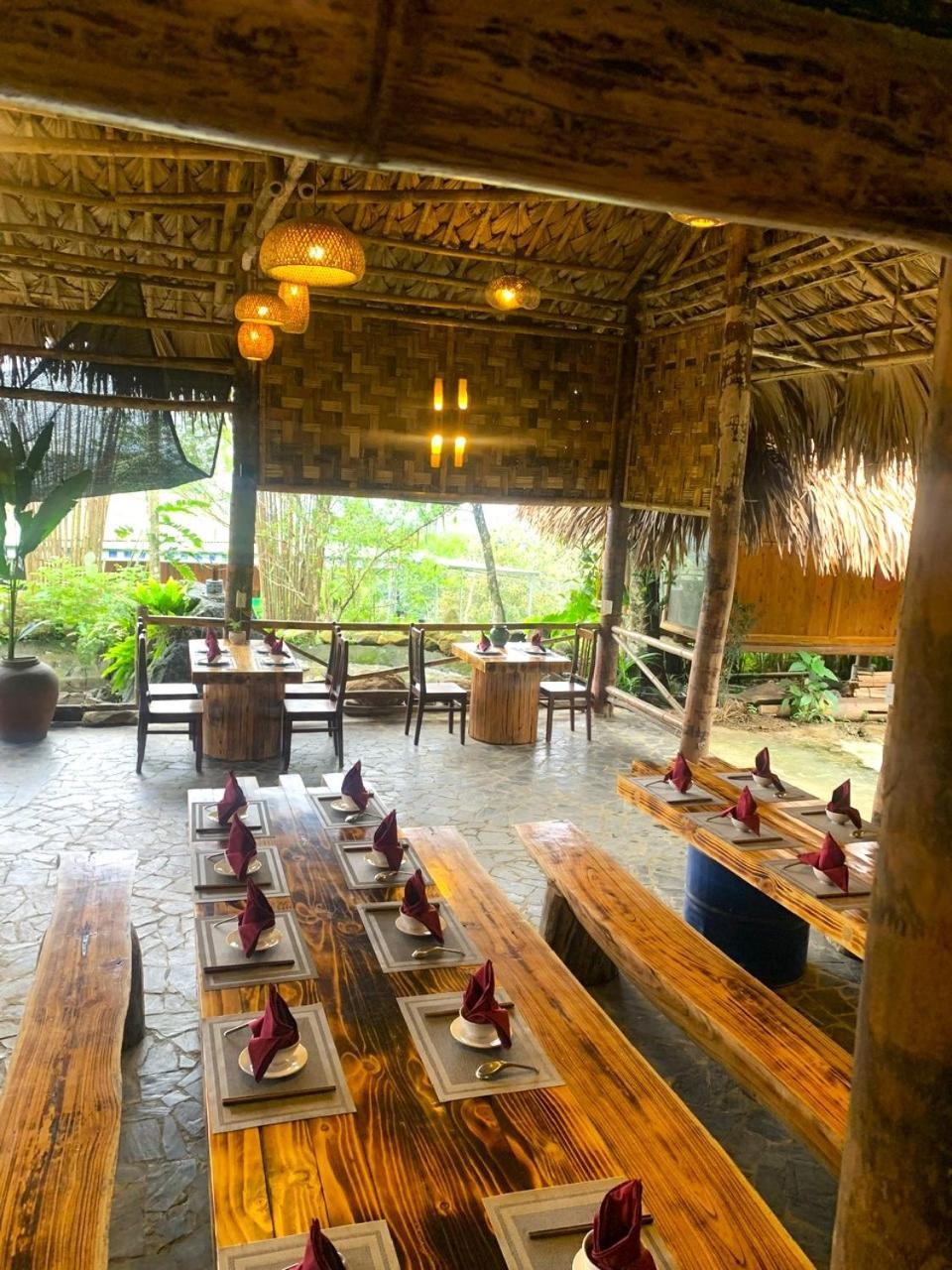 Pu Luong Cuisine Garden Homestay Lang Bang Extérieur photo