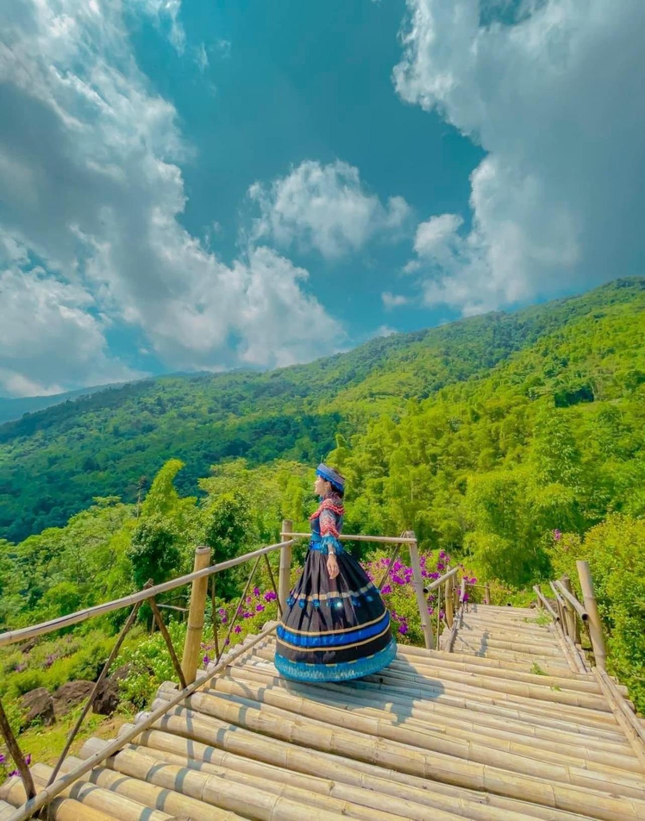 Pu Luong Cuisine Garden Homestay Lang Bang Extérieur photo